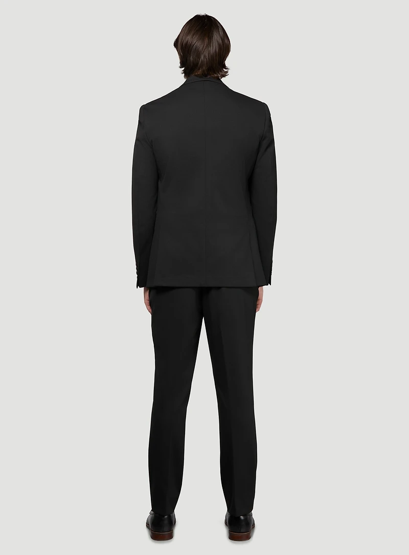 Complet noir en tricot extensible