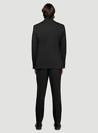 Complet noir en tricot extensible