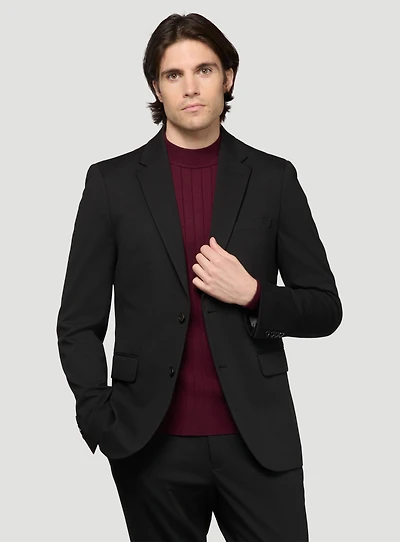 Complet noir en tricot extensible