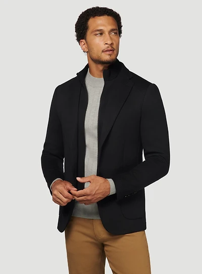 Black Hybrid Sport Jacket