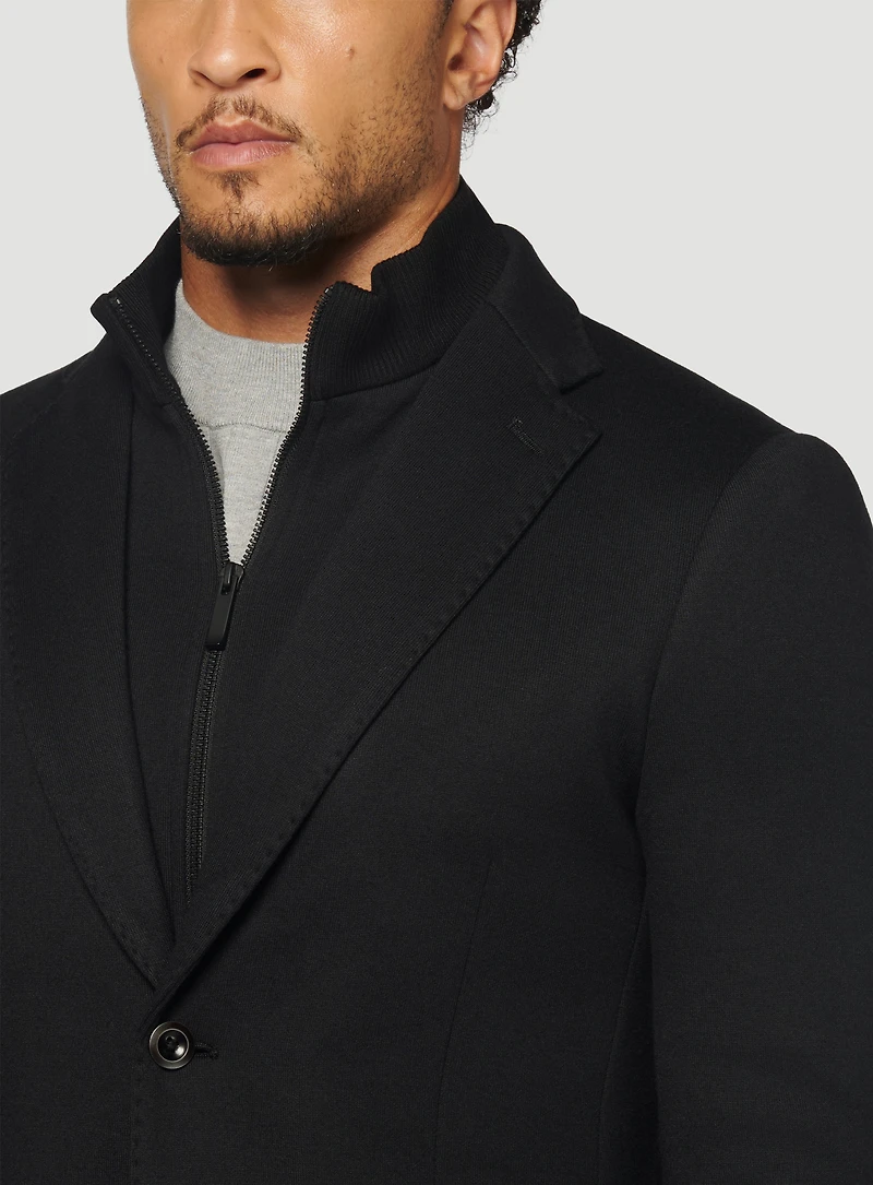 Black Hybrid Sport Jacket