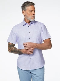 Micro Check Stretch Shirt