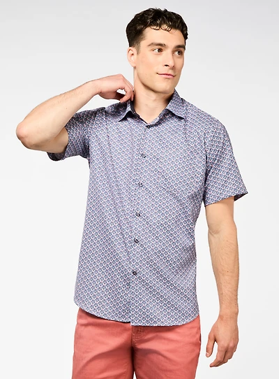 Tulip-Print Shirt