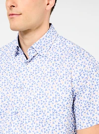 Chemise à motif de bourgeons