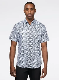 Chemise à motif de tuiles