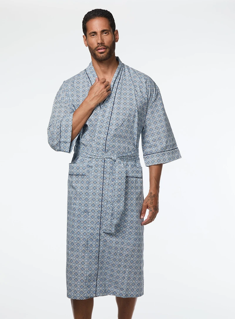 Robe de chambre à motif de mosaique