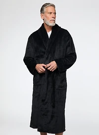 Black Jacquard Robe