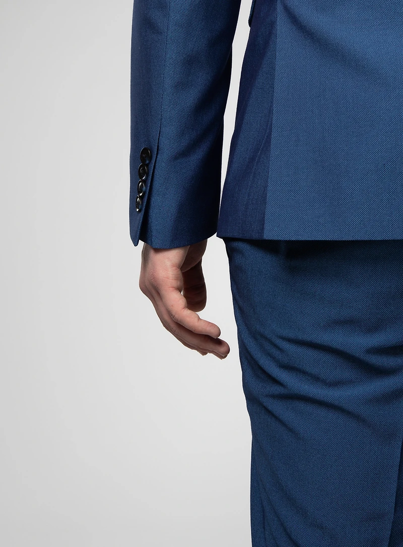 Royal Blue Pindot Suit