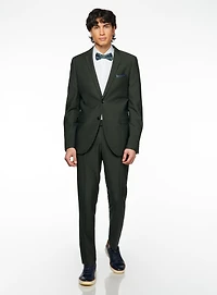 Complet vert à micro pois