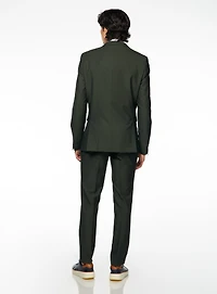 Complet vert à micro pois