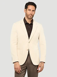 Beige Velvet Sport Jacket