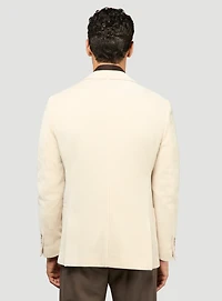 Veston beige en velours