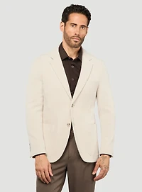 Beige Velvet Sport Jacket