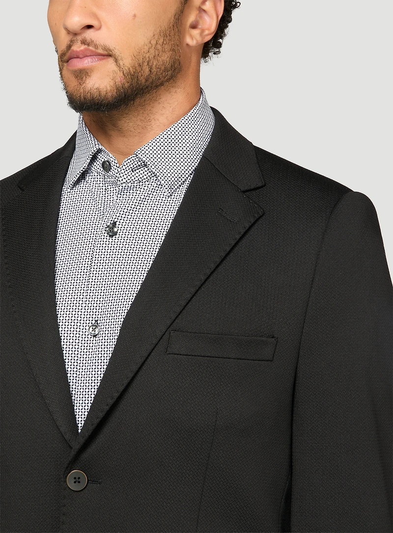 Textured Knit Sport Jacket