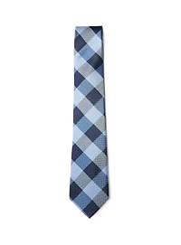 Blue Checkered Tie
