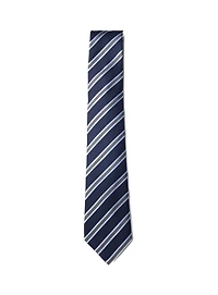 Navy Striped Tie