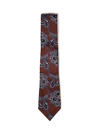 Rust Paisley Tie