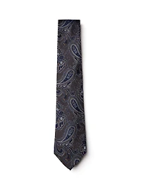 Brown Paisley Tie
