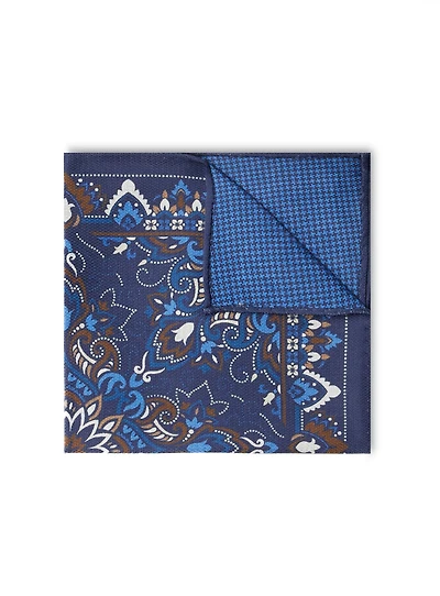 Mouchoir de poche réversible à motif abstrait
