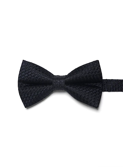 Navy Textured Bow Tie