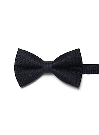 Navy Textured Bow Tie