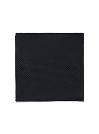 Navy Textured Pocket Square