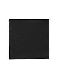 Black Textured Pocket Square