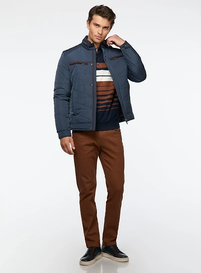 Water-Resistant Quilted Jacket