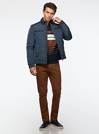 Water-Resistant Quilted Jacket