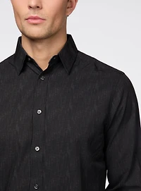 Crosshatch Pattern Shirt