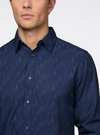 Crosshatch Pattern Shirt
