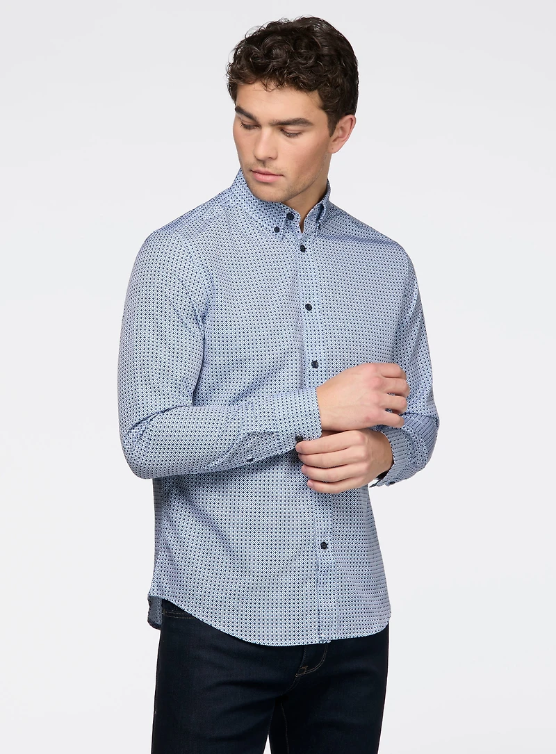 Geometric Print Shirt