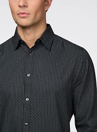 Micro Medallions Black Shirt