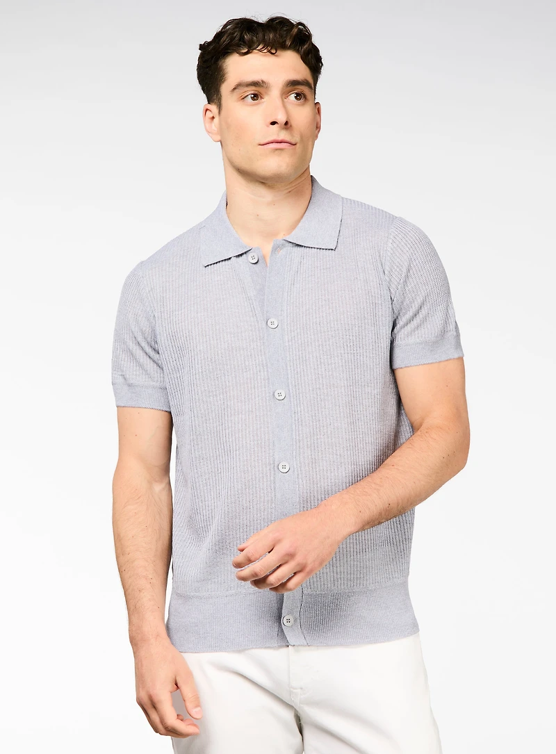 Cashmere Knit Shirt