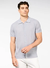 Cashmere Knit Shirt