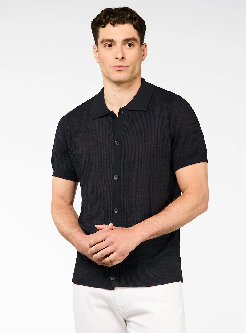 Chemise en tricot cachemire