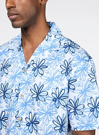 Chemise à motif de fleurs