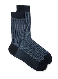 Chaussettes à faux uni