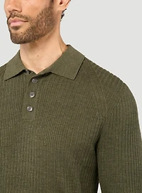 Green Raglan Sleeve Sweater