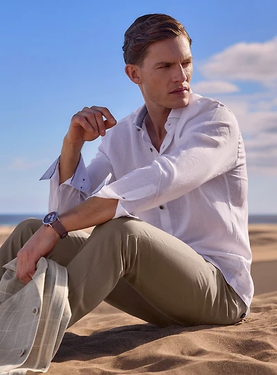 Solid Linen Shirt