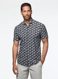 Chemise extensible à imprimé de tortues