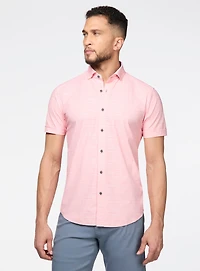 Chemise extensible à micro rayures