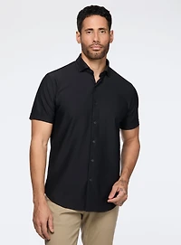 Chemise extensible à texture gaufrée