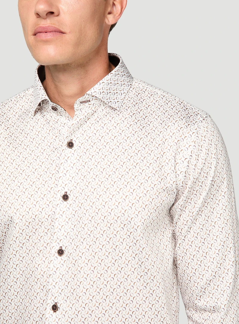 Half-Moon Print Shirt