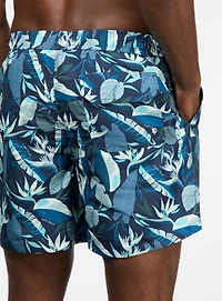 Maillot de bain à motif feuillage