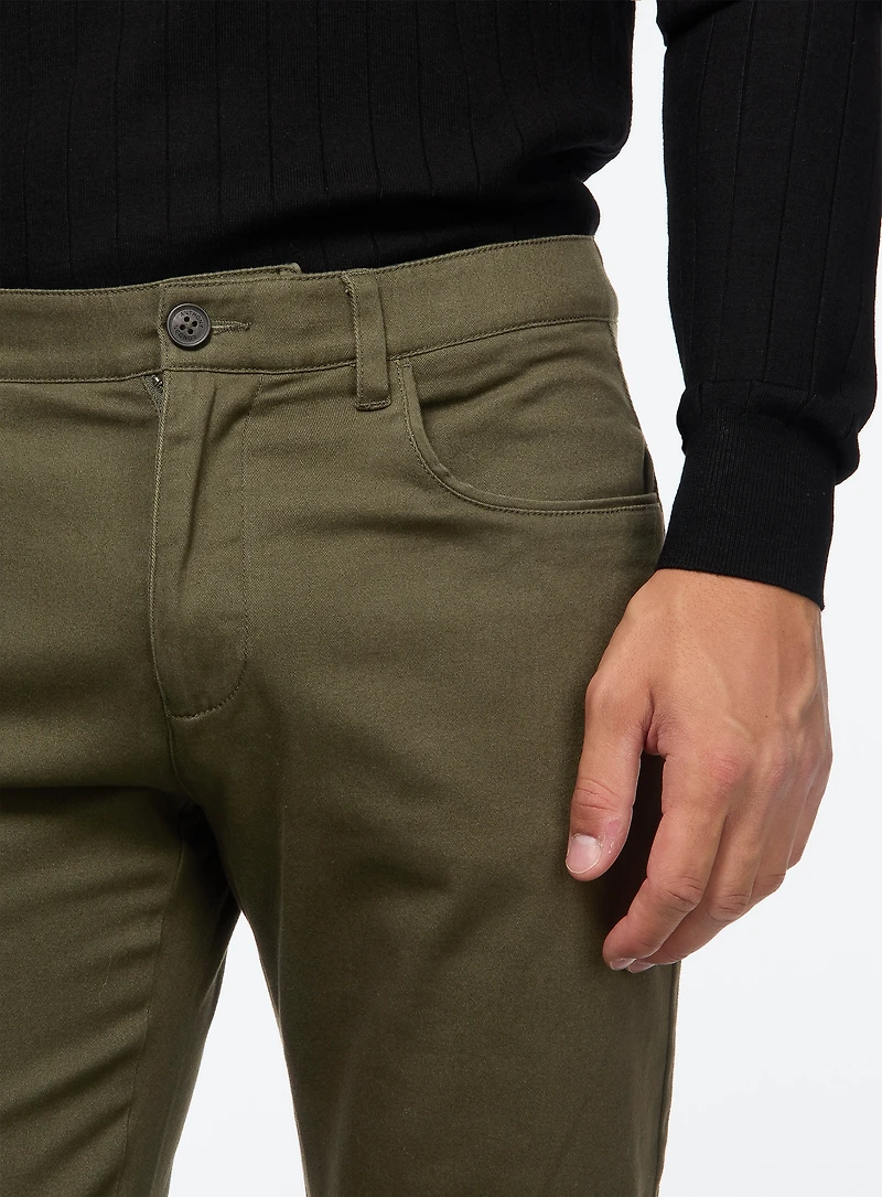 (Fall) Elastic Waistband Chino