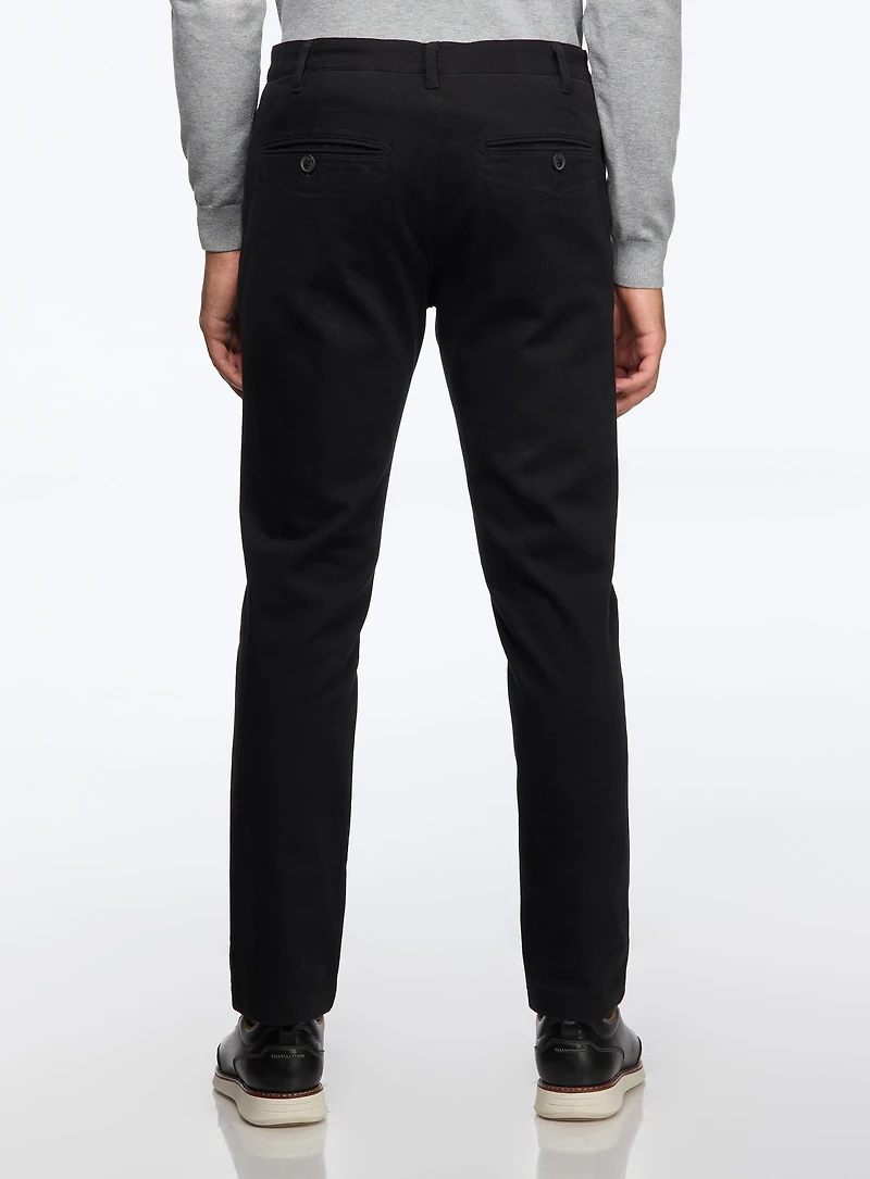 Chino avec taille élastique