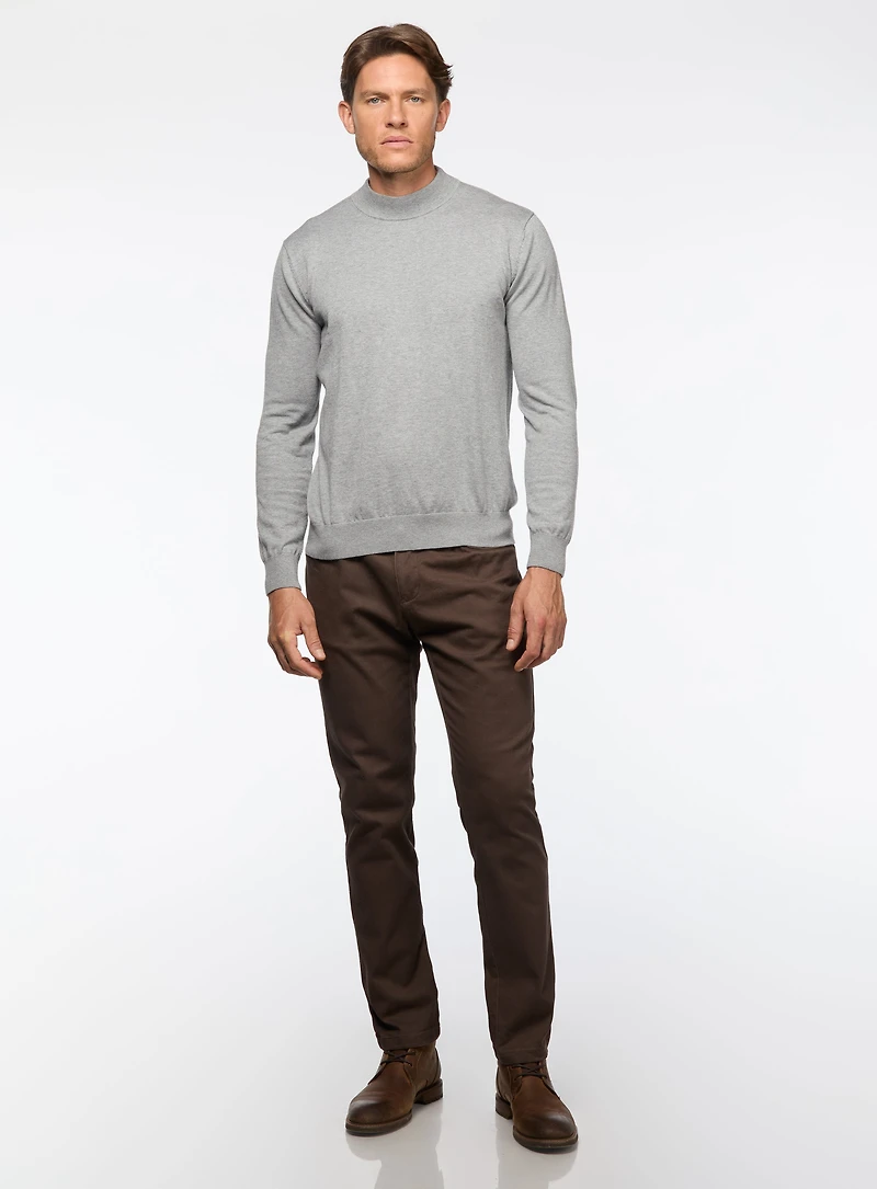 Chino avec taille élastique