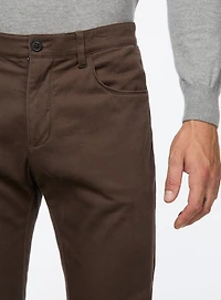 Chino avec taille élastique