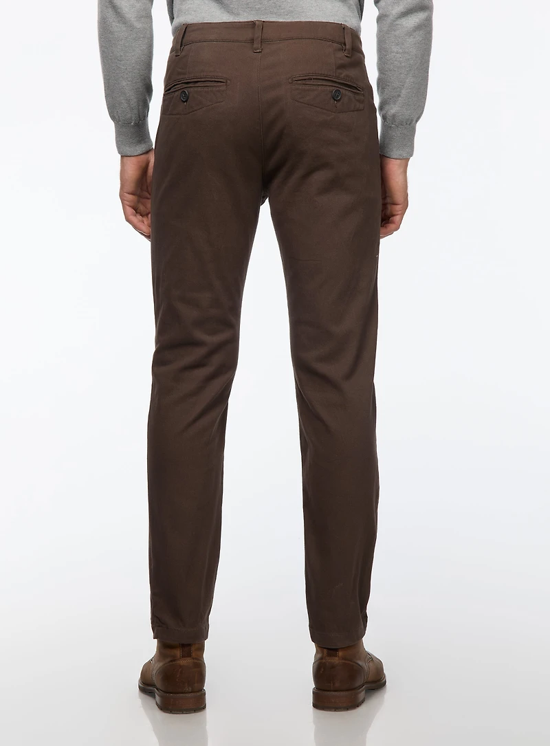 Chino avec taille élastique